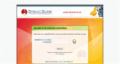 Desktop Screenshot of enrollment.strucsure.com